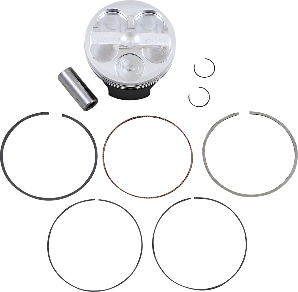 WOSSNER PISTON KIT FORGED STEEL OEM REPLACEMENT / YAMAHA / SIZE STANDARD 8712DA