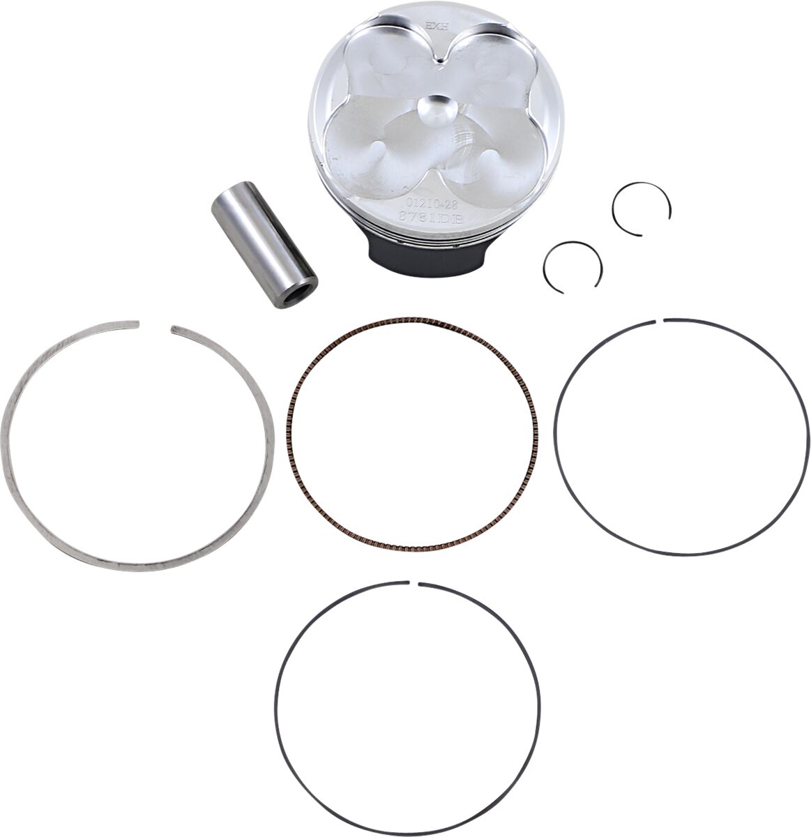 WOSSNER PISTON KIT FORGED STEEL PERFORMANCE REPLACEMENT / SUZUKI / SIZE +0,01 8781DB