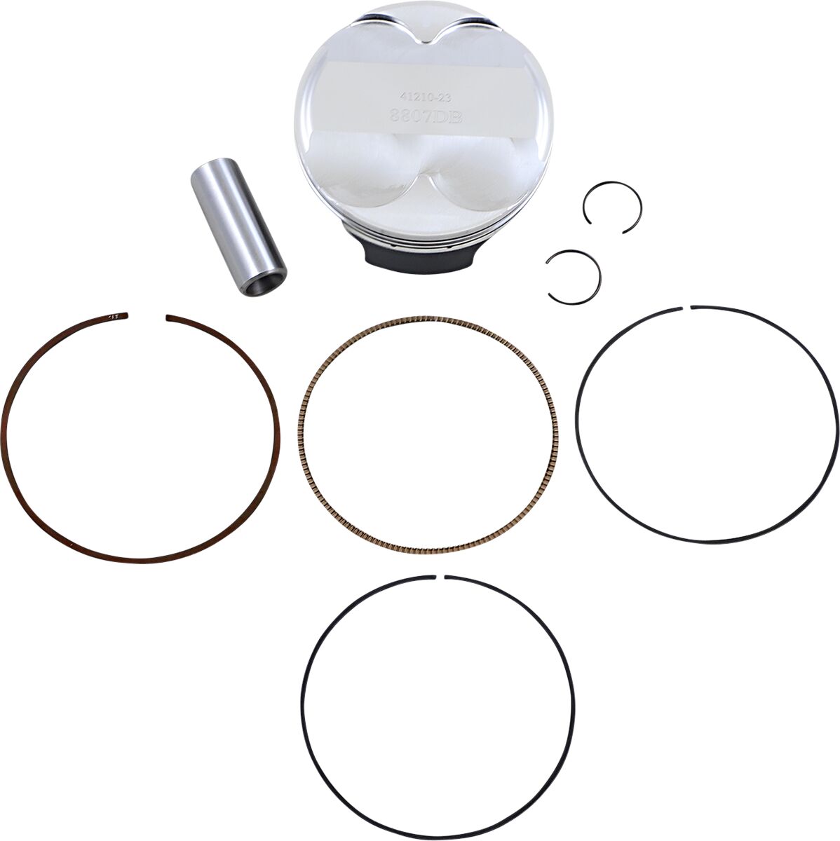 WOSSNER PISTON KIT FORGED STEEL PERFORMANCE REPLACEMENT / HUSQVARNA / KTM / SIZE +0,01 8807DB