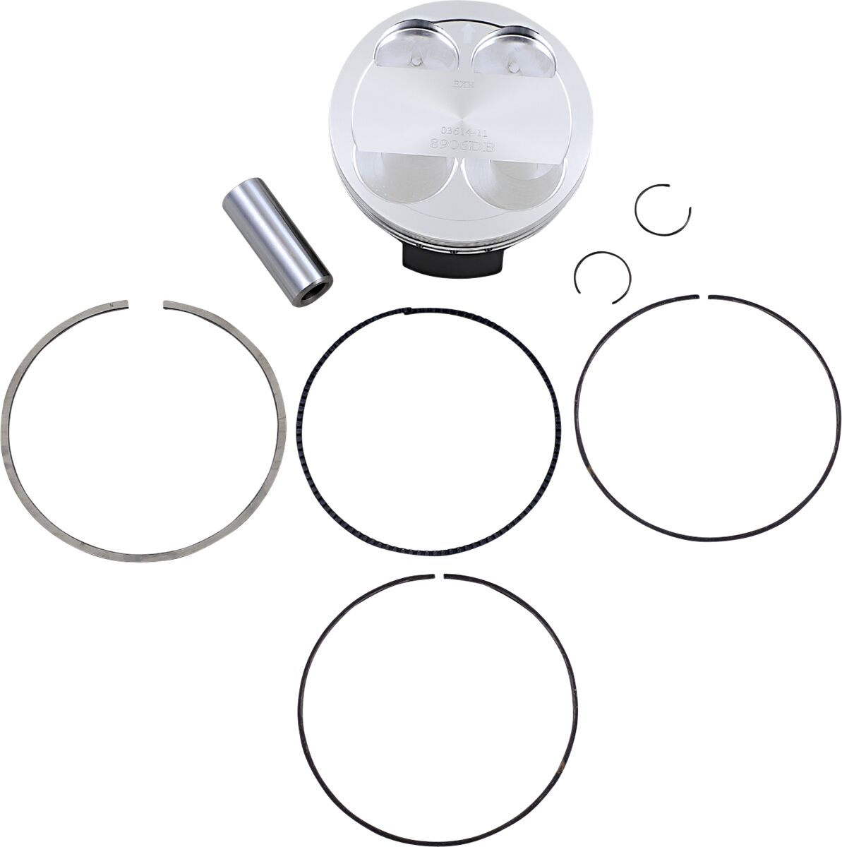 WOSSNER PISTON KIT FORGED STEEL PERFORMANCE REPLACEMENT / SHERCO / SIZE +0,01 8906DB