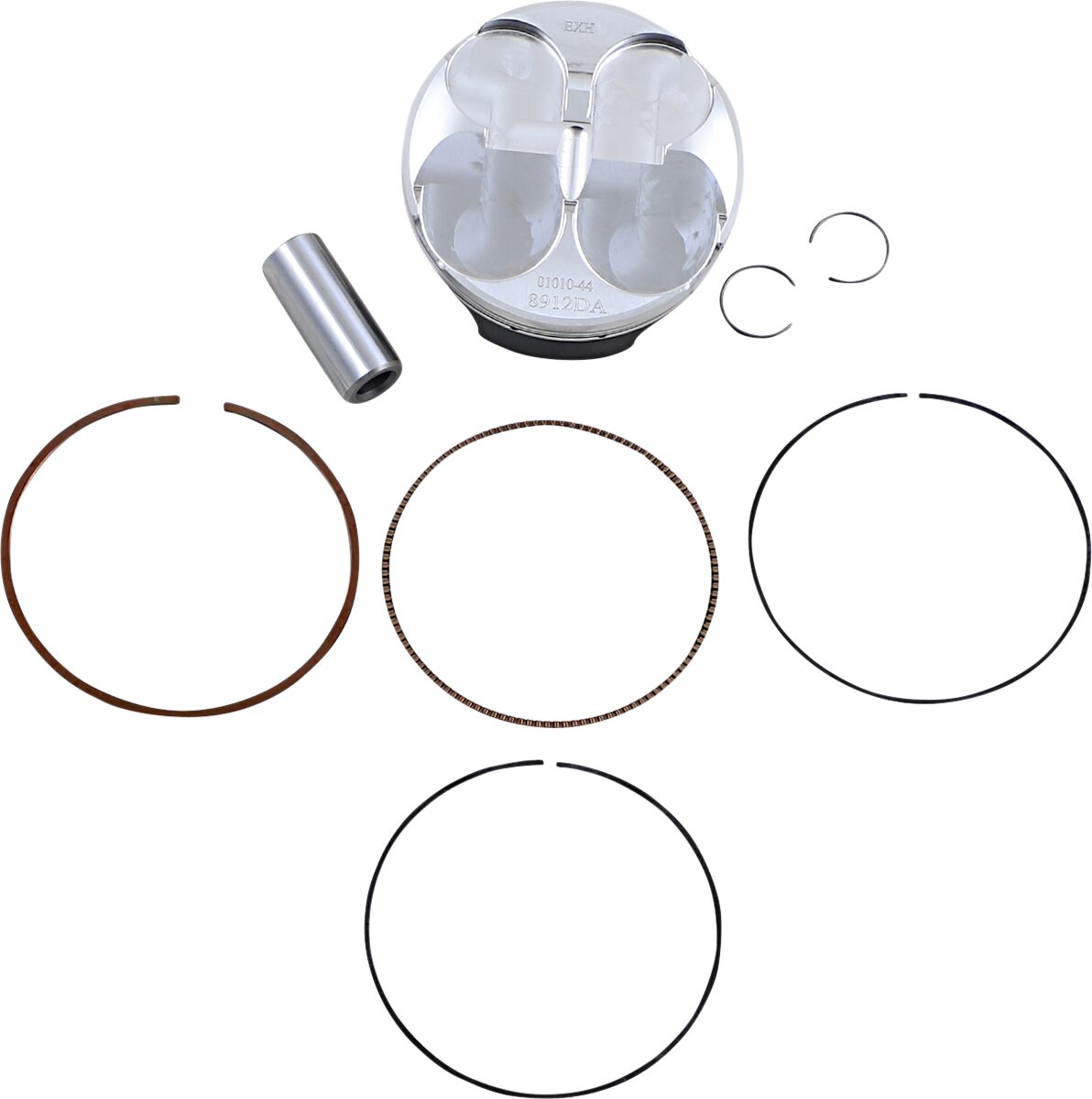 WOSSNER PISTON KIT FORGED STEEL OEM REPLACEMENT / HONDA / SIZE STANDARD 8912DA