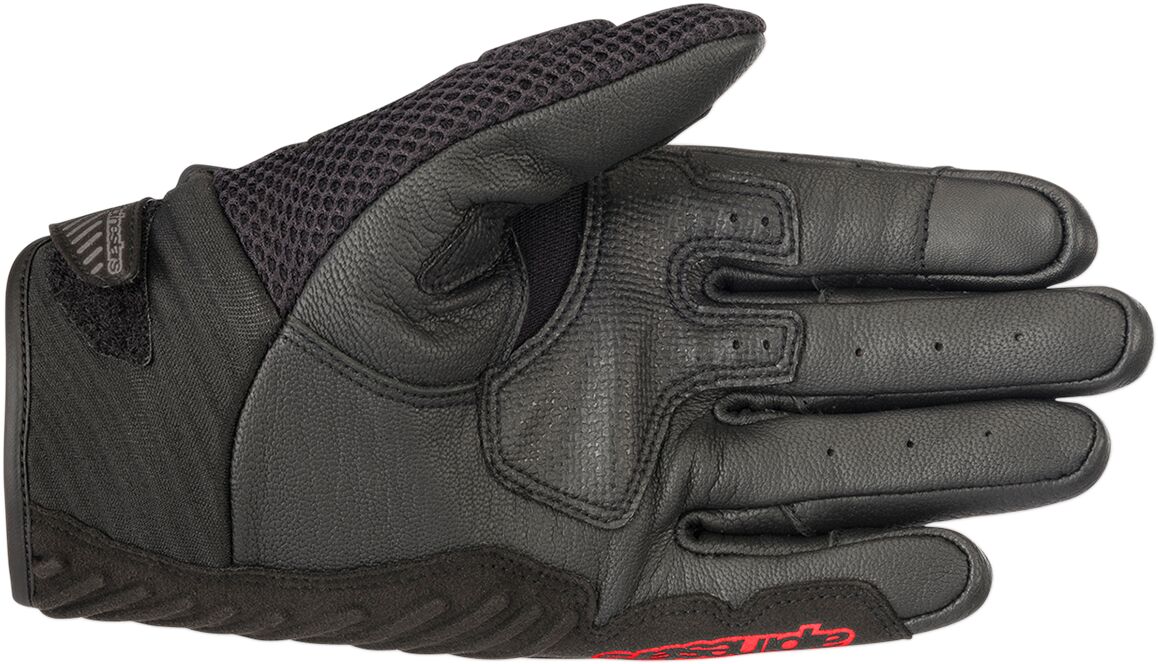 ALPINESTARS (ROAD) SMX-1 AIR V2 PERFORMANCE GLOVES BLACK/FLO RED SMALL 3570518-1030-S