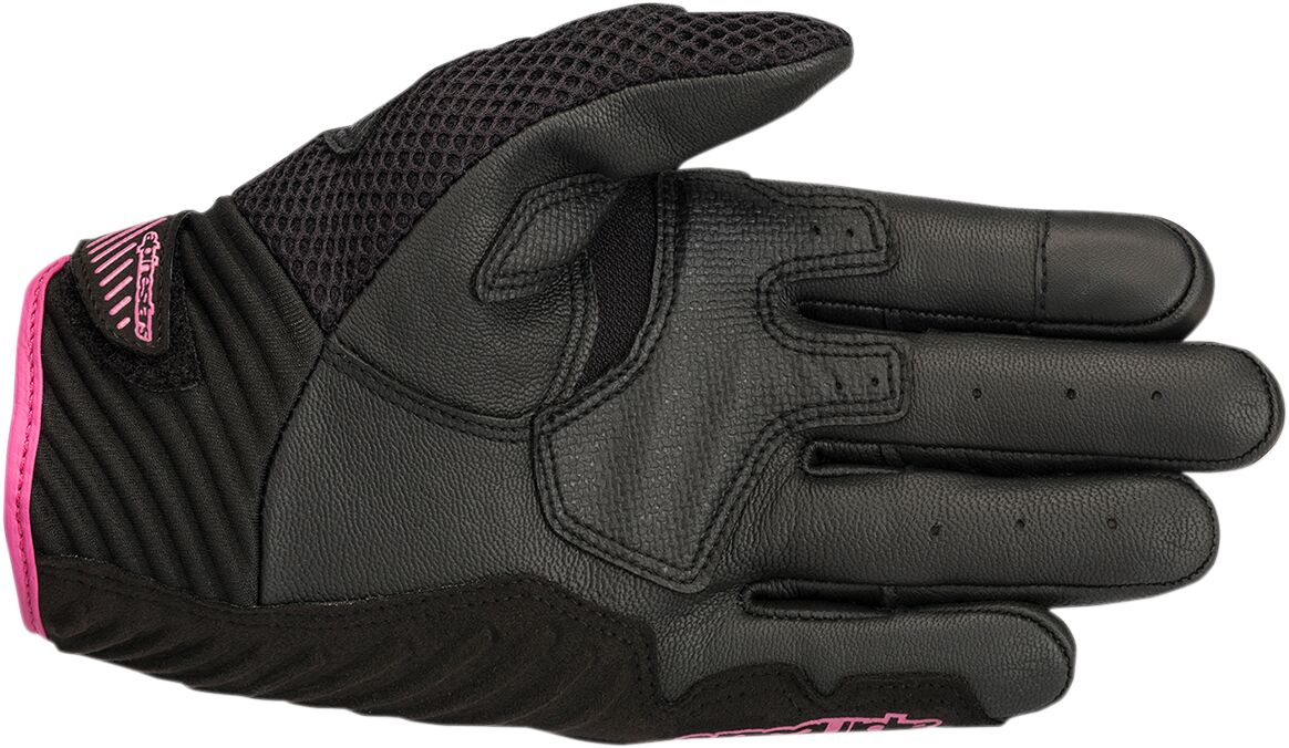 ALPINESTARS (ROAD) WOMENS STELLA SMX-1 AIR V2 ROAD RIDING GLOVES BLACK/FUCHSIA MEDIUM 3590518-1039-M