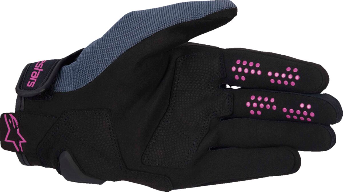 ALPINESTARS (ROAD) GLOVE STELLA CHROME V2 ASPH BLK/PRPL XL 3580425-9227-XL