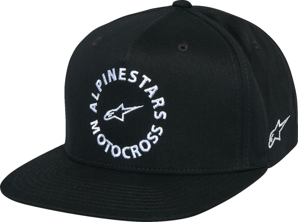Alpinestars HAT FLT BILL SNAPBACK MX BLACK 1216-81140-10-OS