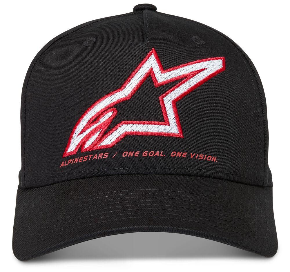 Alpinestars HAT CRV BILL LINEOUT BLACK L/X 1236-81400-10-L/XL