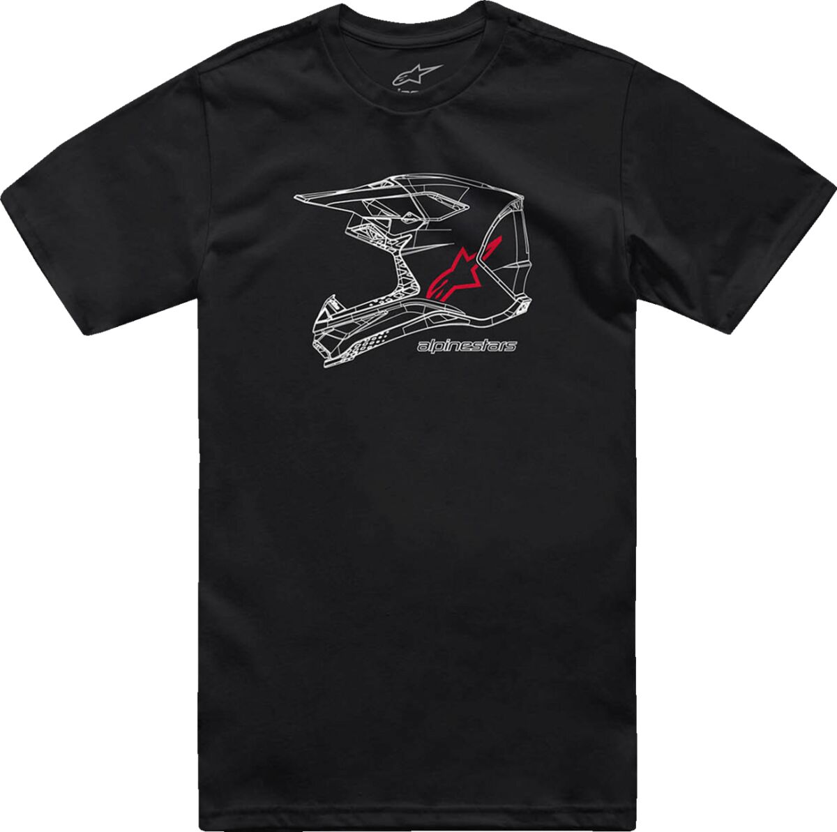Alpinestars TEE CSF MX HELMET BLK S 1214-73116-10-S