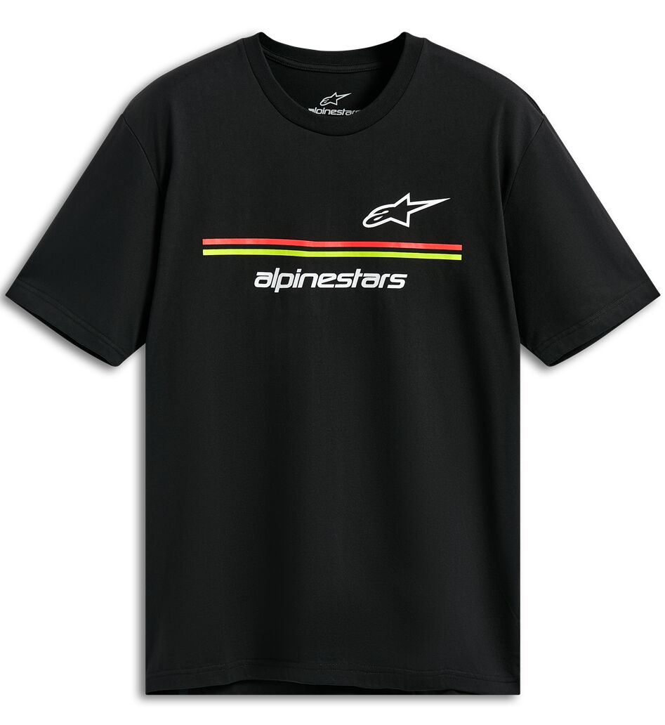 Alpinestars TEE SS CSF LANES BLACK S 1216-72700-10-S