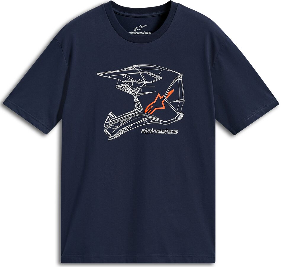 Alpinestars TEE CSF MX HELMET NAVY M 1214-73116-70-M