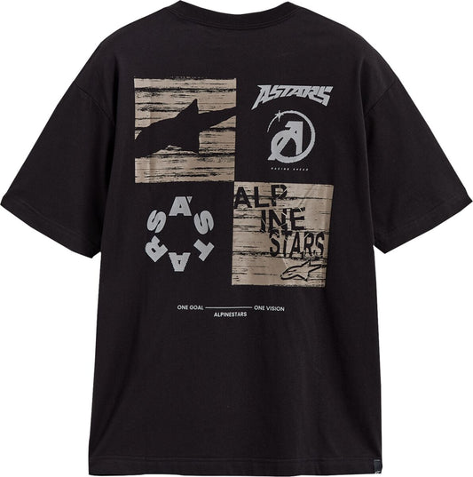 Alpinestars TEE SS CSF OVERSIZED CHECKBACK 1236-72312-10-S
