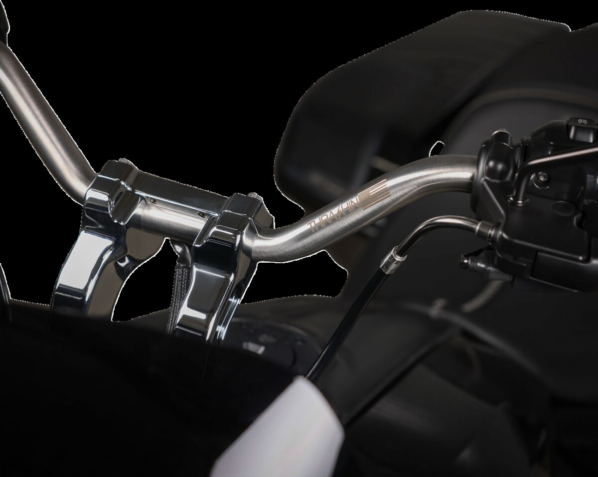 THRASHIN SUPPLY CO Handlebar - Mid Bend - Stainless Steel TSC-2714-0