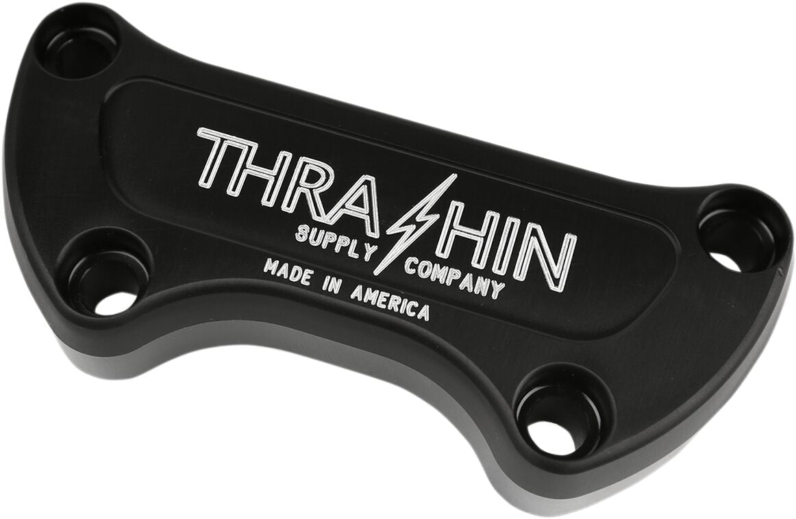 THRASHIN SUPPLY CO HANDLEBAR CLAMPS MACHINE-CUT/BLACK ANODIZED TSC-2800-4