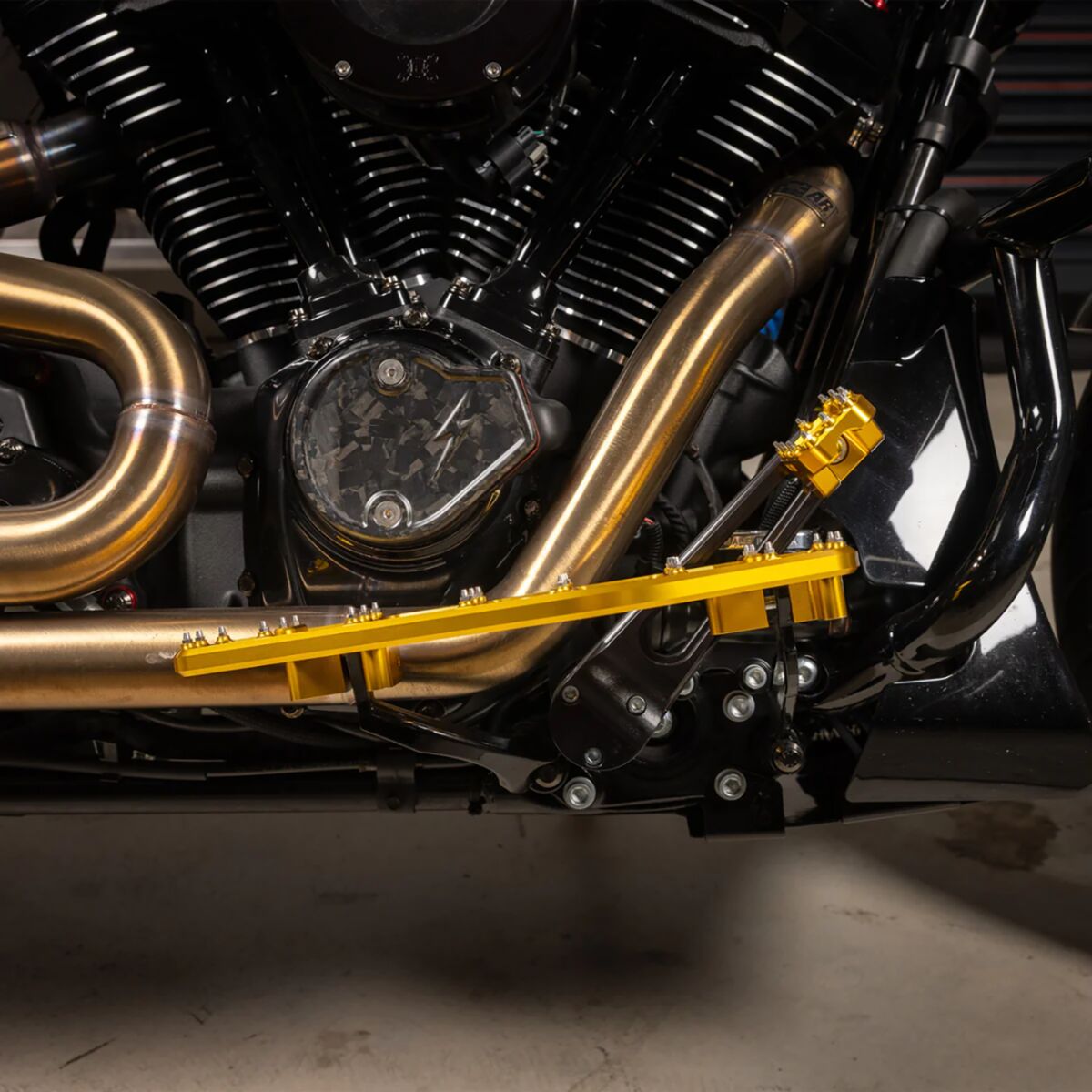 THRASHIN SUPPLY CO PEDAL BRAKE AGGRESSOR TOURING GOLD TSC-2221-5
