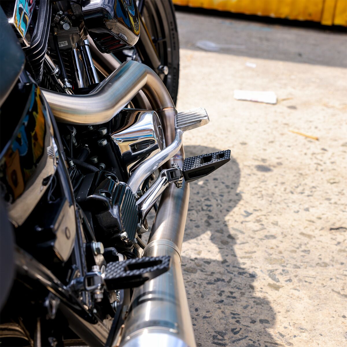 THRASHIN SUPPLY CO FOOTPEGS PASSENGER P-54 SLIM BLACK TSC-2029-1