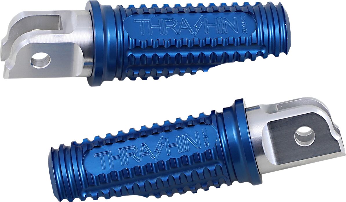 THRASHIN SUPPLY CO FOOTPEGS BURN FT 18 ST BL TSC-2017-4-SF
