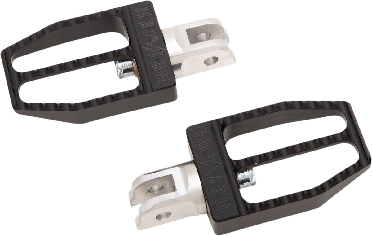 THRASHIN SUPPLY CO FOOTPEGS MILI FT 18 ST BK TSC-2019-1-SF