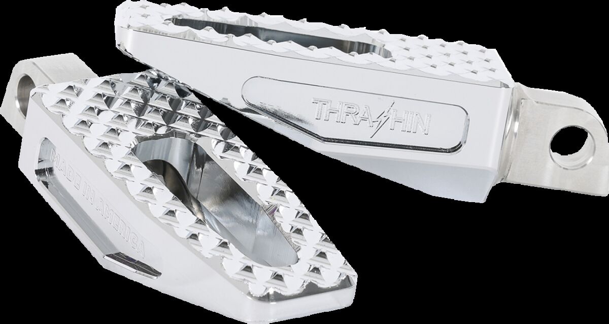THRASHIN SUPPLY CO FOOTPEGS P-54 SLIM 1.375" CHROME TSC-2021-3-D