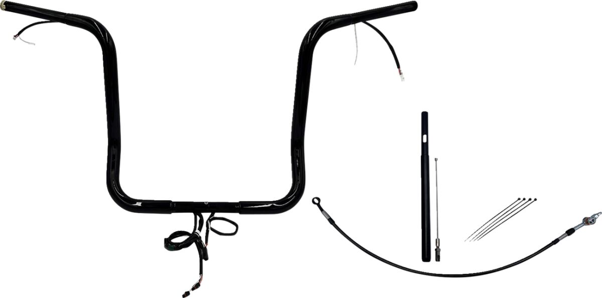 FAT BAGGERS INC H-BAR BL.RT 1.25"16"21+FL 912516-B
