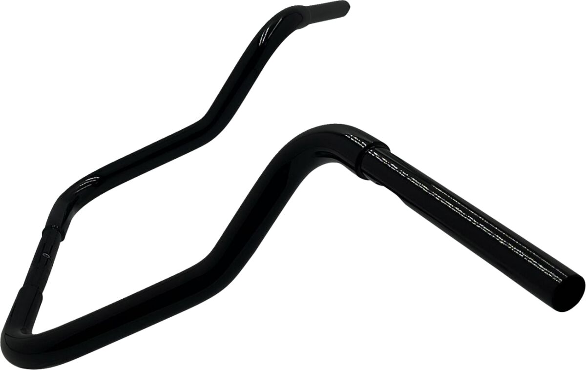 FAT BAGGERS INC EZ Install Reduced Reach Round Top Handlebar - 1-1/4" x 13" - Black 903013-B