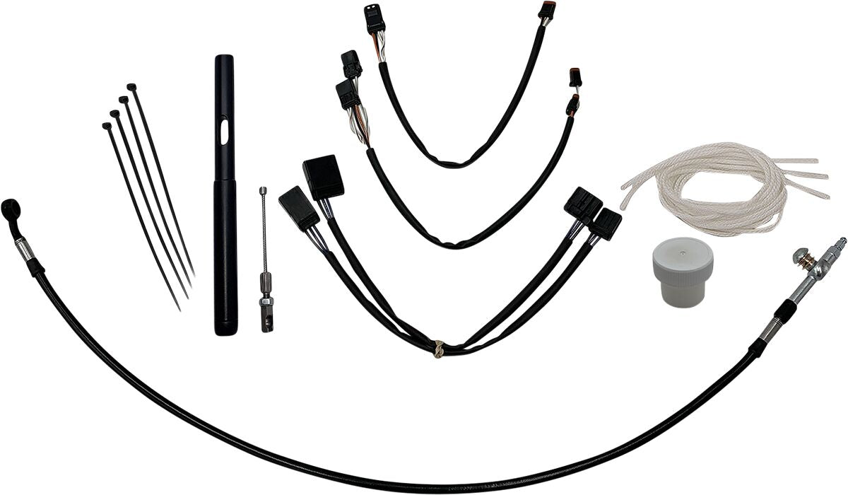 FAT BAGGERS INC INSTALL KIT FLHR 21-23 BLACK F 109514-B