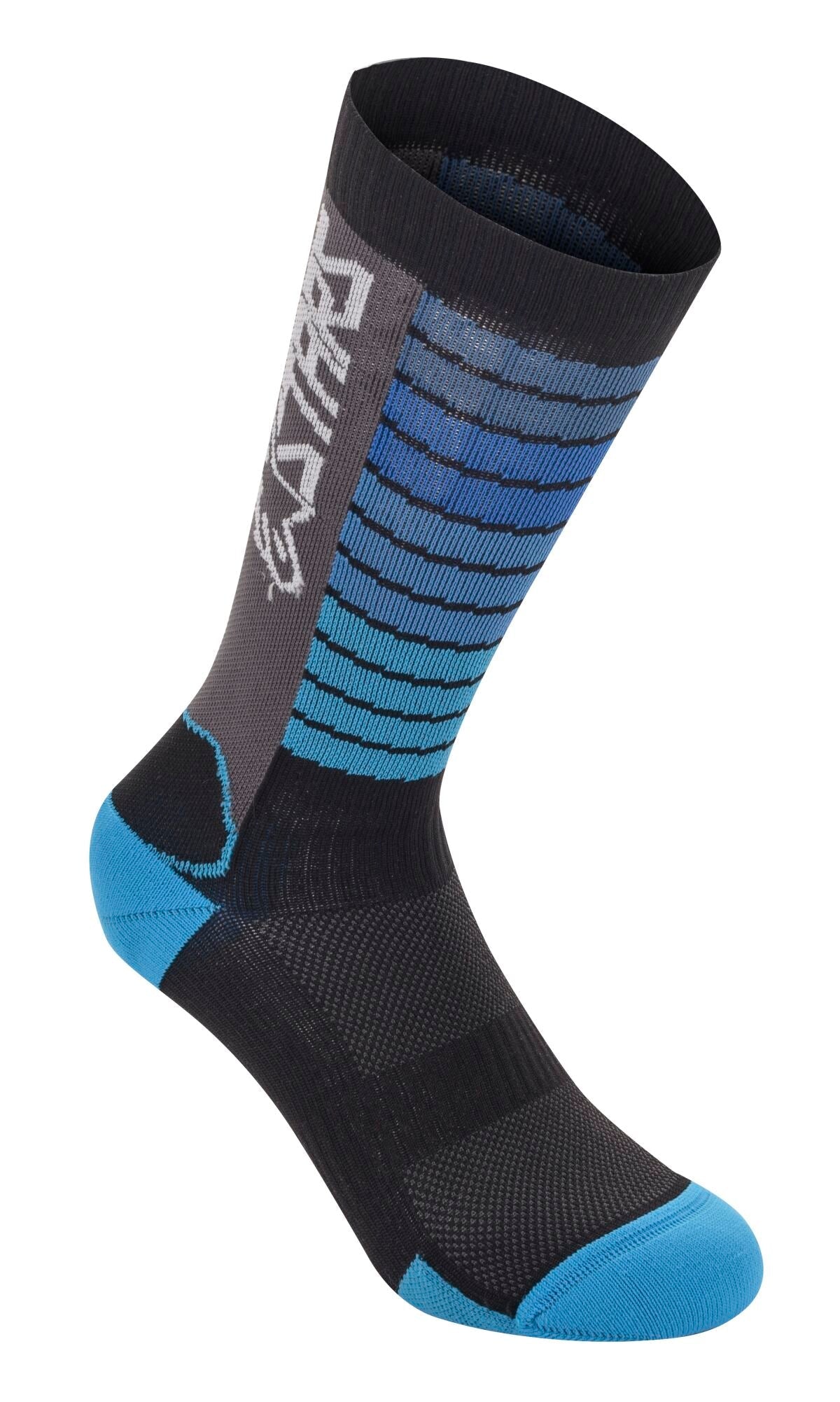Alpinestars SOCKS DROP 22 BLK/AQ S 1706720-1097-S