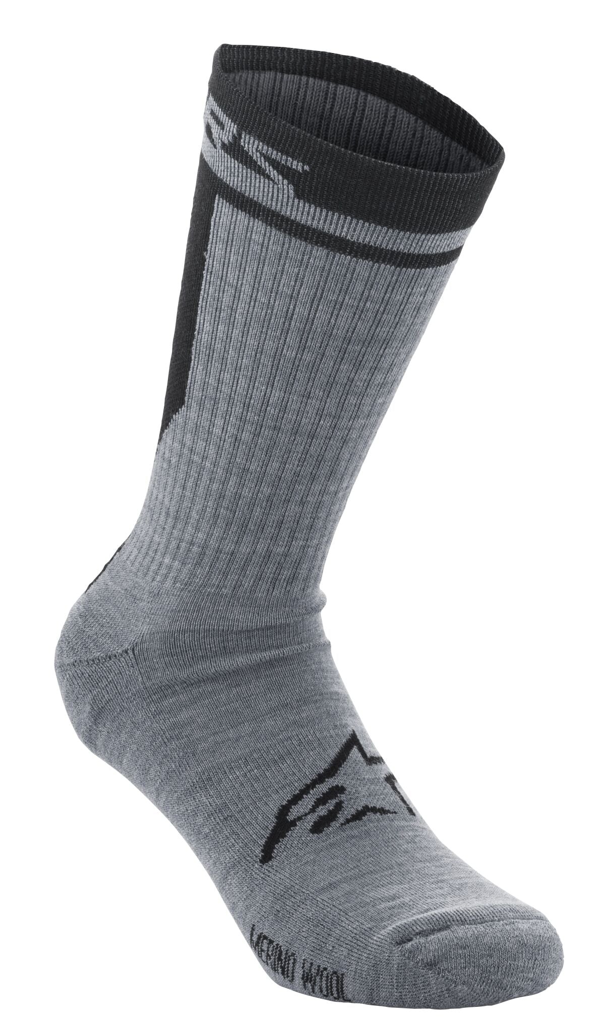 Alpinestars SOCKS MERINO 24 GRAY/BLACK M 1701721-107-M
