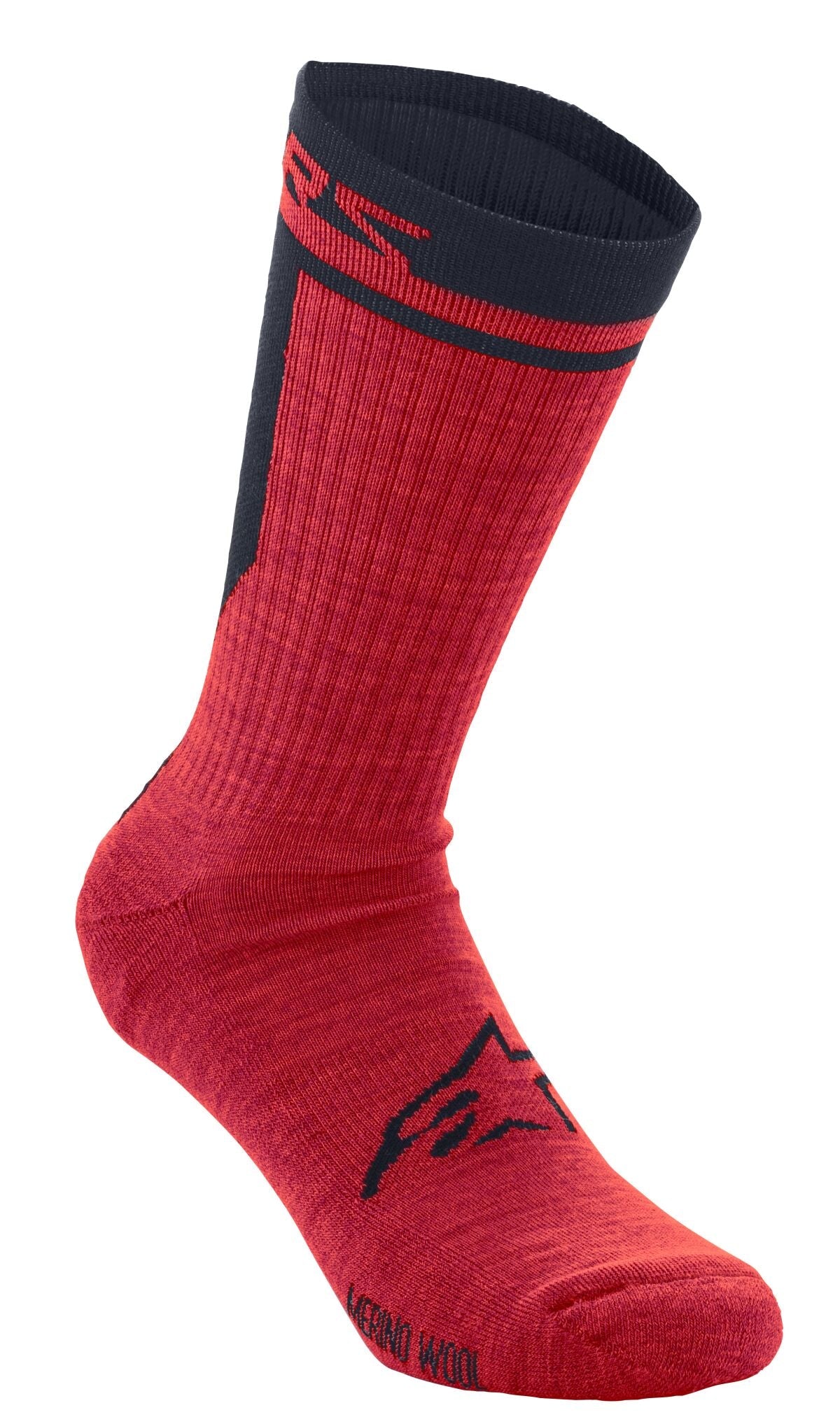 Alpinestars SOCKS MERINO 24 RED/BLACK S 1701721-31-S