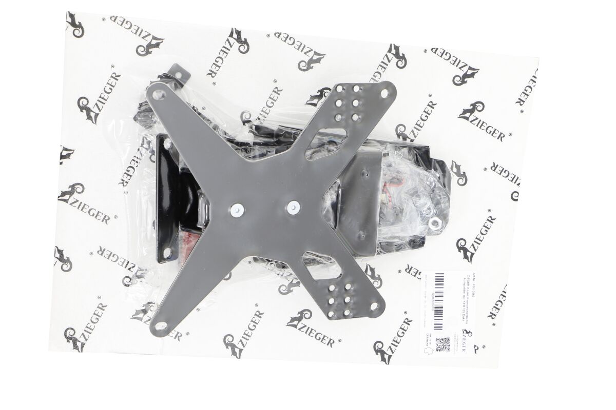 ZIEGER LICENSE PLATE HOLDER PRO TYPE E KTM 390 DUKE 10010569