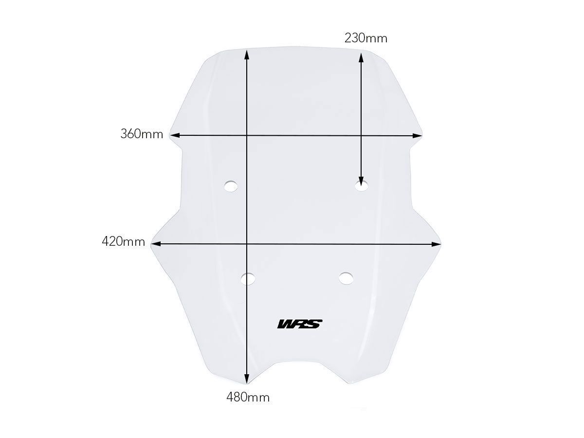 WRS WINDSCREEN TOURING C400X CLEAR BM048T