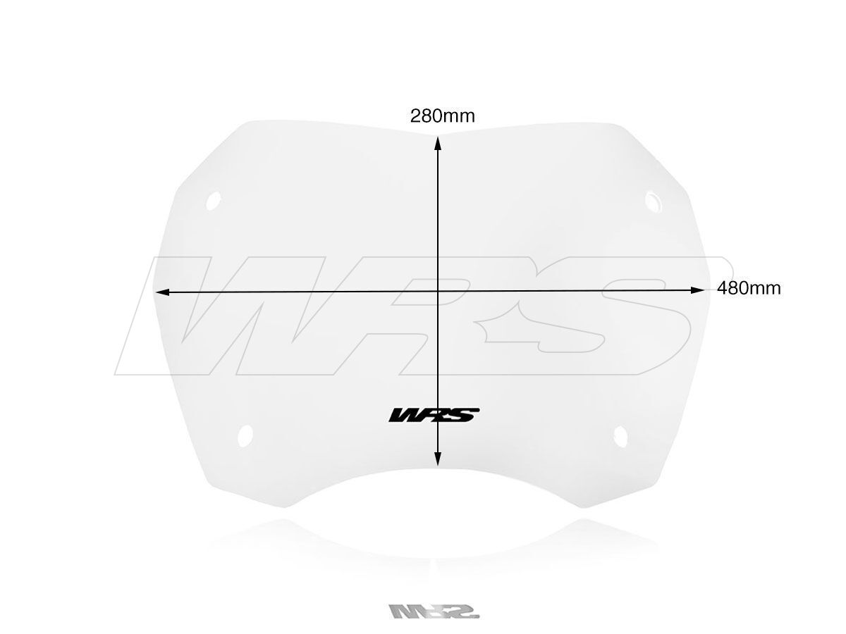 WRS WINDSCREEN SPORT SH300 CLEAR HO020T