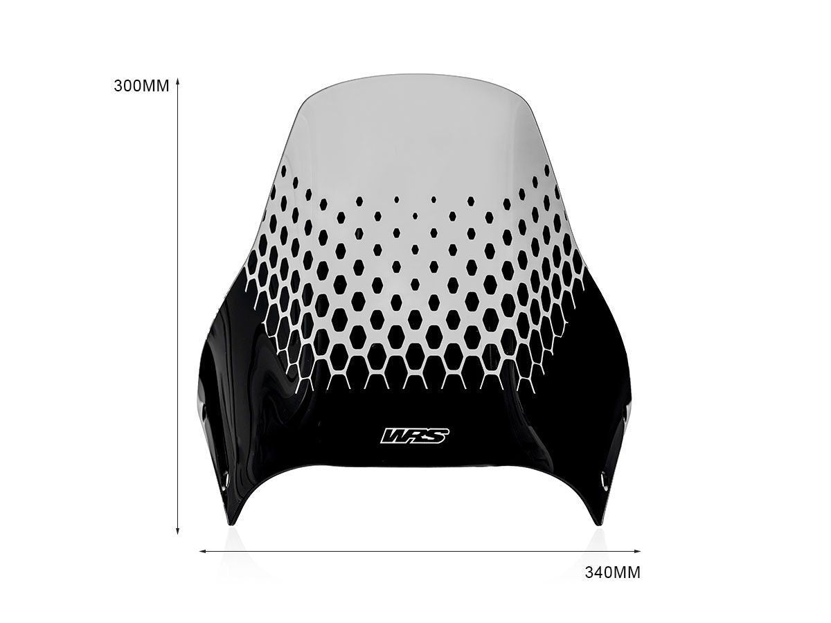 WRS WINDSCREEN ENDURO DESERTX SMOK DU025F