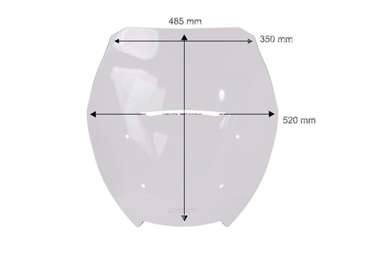 WRS WINDSCREEN INTERMEDIO FORZA 75 HO090F