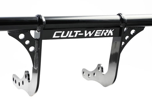 CULT WERK Crashbar Clubstyle Front Black Softail M8 HD-BRO142