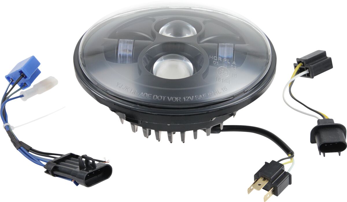CULT WERK HEADLIGHT 7" BK HD-UNI008