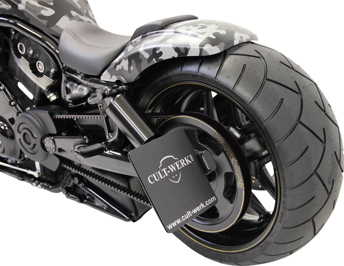 CULT WERK LICENSE PLATE DE VROD HD-ROD012-D