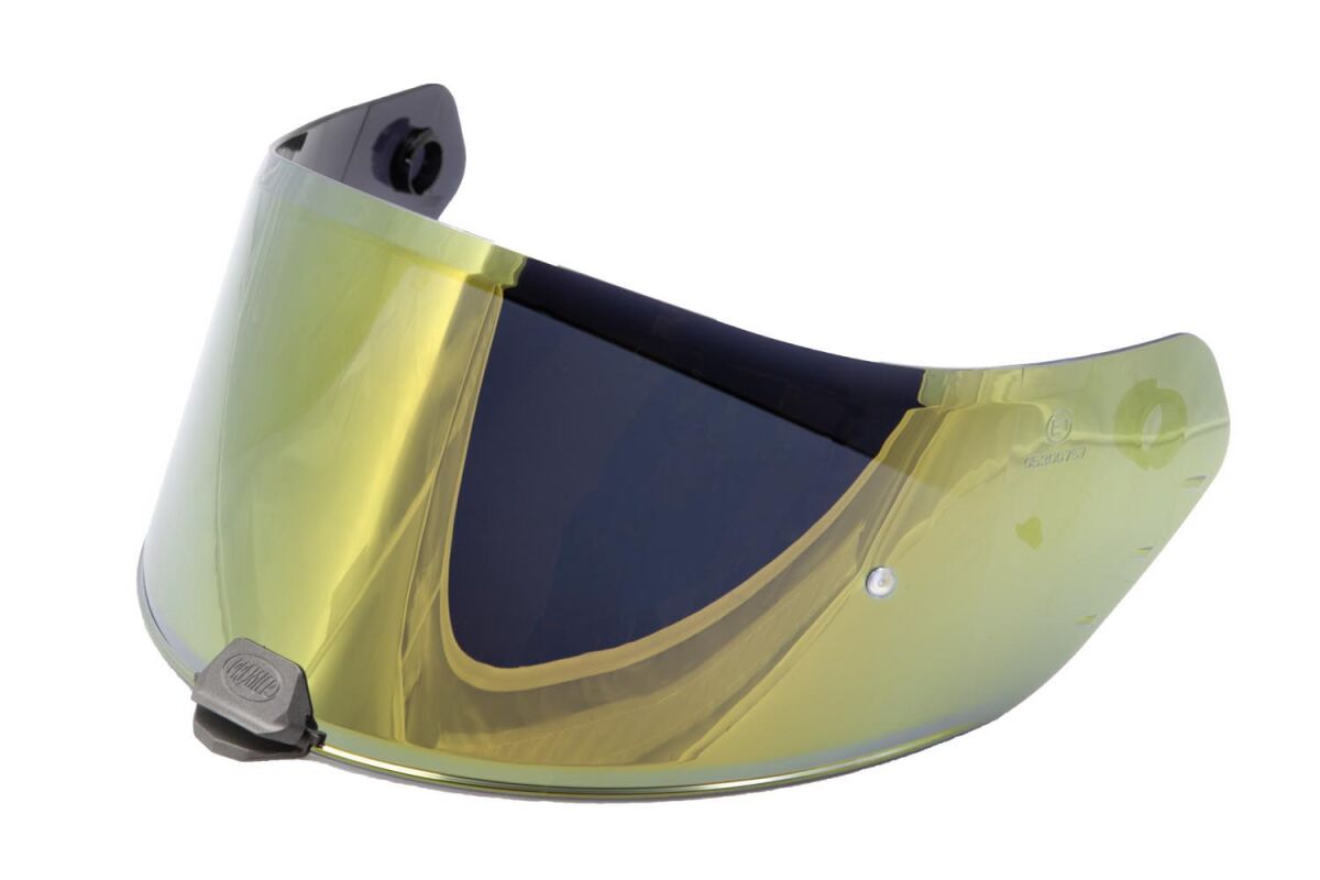 PREMIER HELMETS VISOR HYPER/DEVIL GOLD CHROMED XVISI0133