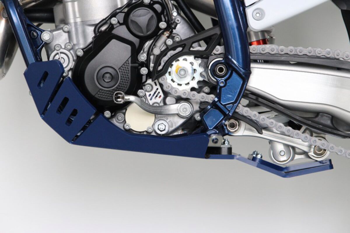 AXP Racing XTR SKIDPLATE 8MM HUS 250-350 FC-FX BLUE AX1663