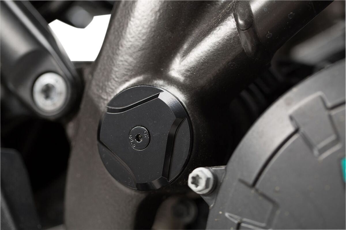 SW-MOTECH FRAME CAP SET BLACK KTM 1050/1090/1190 Adv,1290 SAdv. RAD.04.588.10000/B