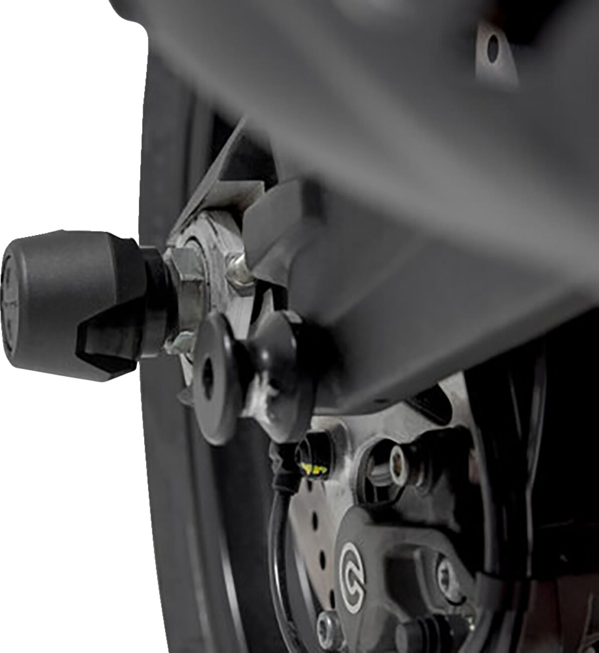 SW-MOTECH REAR AXLE SLIDER SET BLACK KTM 790/890 Duke, 790 Adv/ R STP.04.176.10801/B