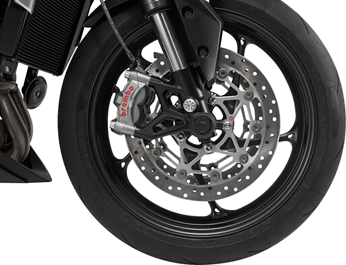 SW-MOTECH FRONT AXLE SLIDER SET BLACK V-Strom 1000 / 1050, MT-10 STP.05.176.10101/B