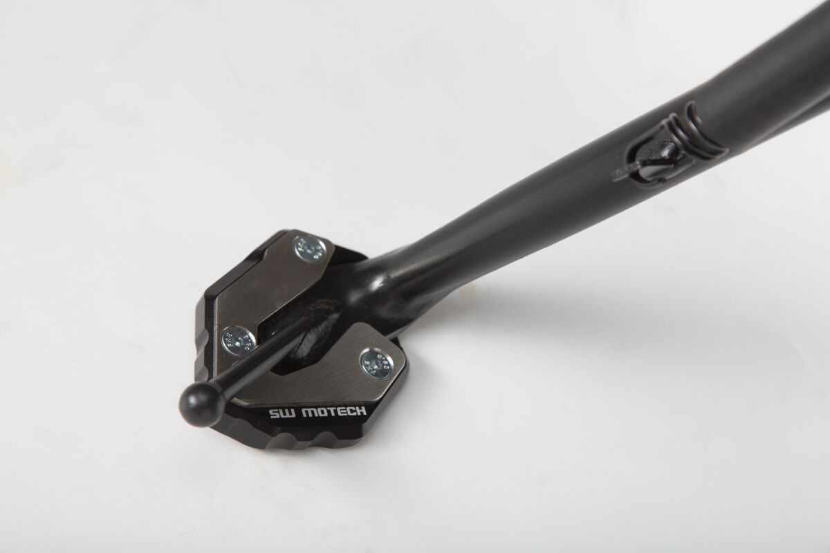 SW-MOTECH SIDESTAND FOOT EXTENSION BLACK/SILVER Yamaha MT-09 Tracer, XSR900/Abarth STS.06.525.10000