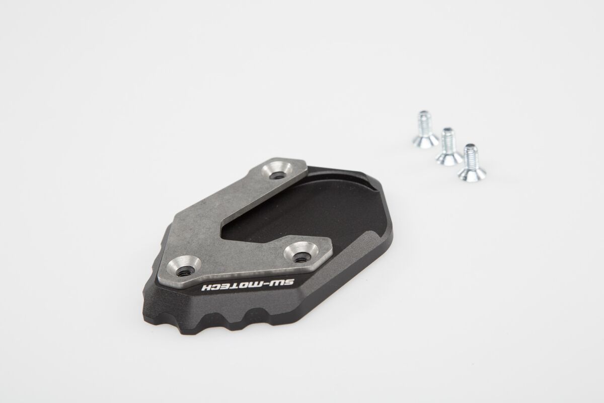 SW-MOTECH SIDESTAND FOOT EXTENSION BLACK/SILVER BMW R 1200/1250 GS Adv, Rallye STS.07.102.10500