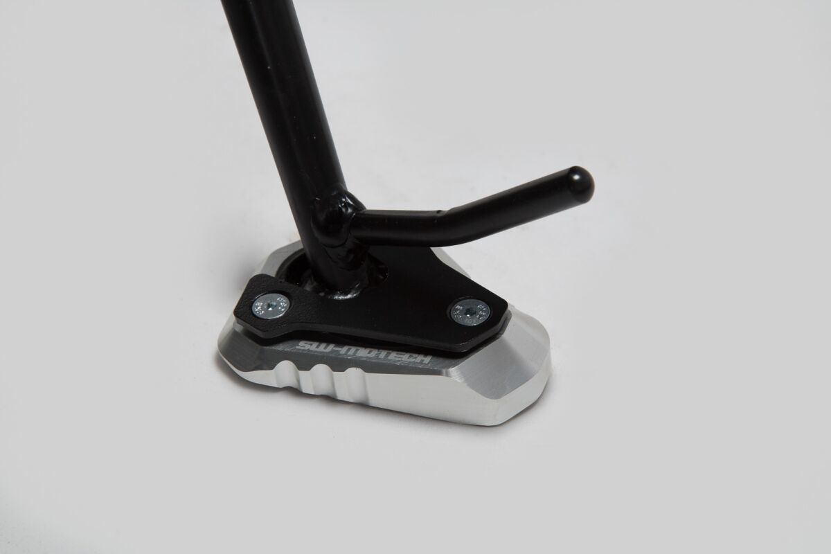 SW-MOTECH SIDESTAND FOOT EXTENSION BLACK/SILVER Kawasaki models STS.08.102.10000/S