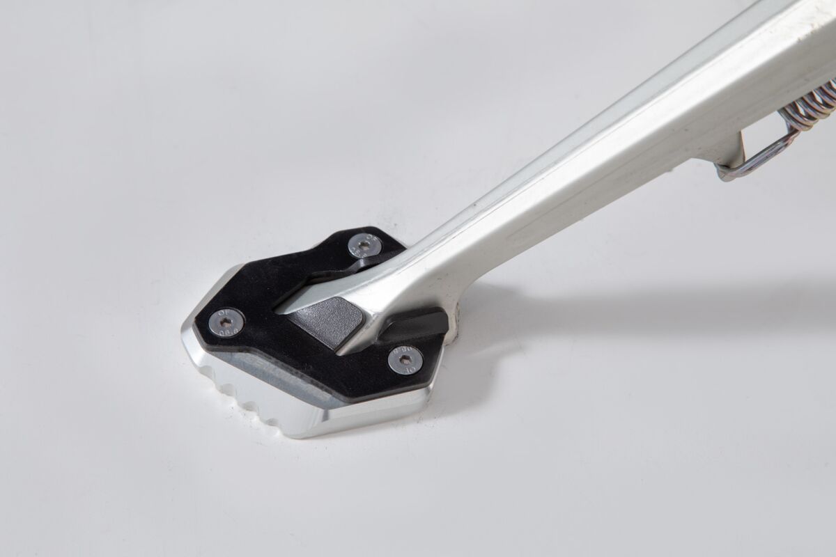 SW-MOTECH SIDESTAND FOOT EXTENSION BLACK/SILVER Triumph Tiger Explorer STS.11.102.10100/S