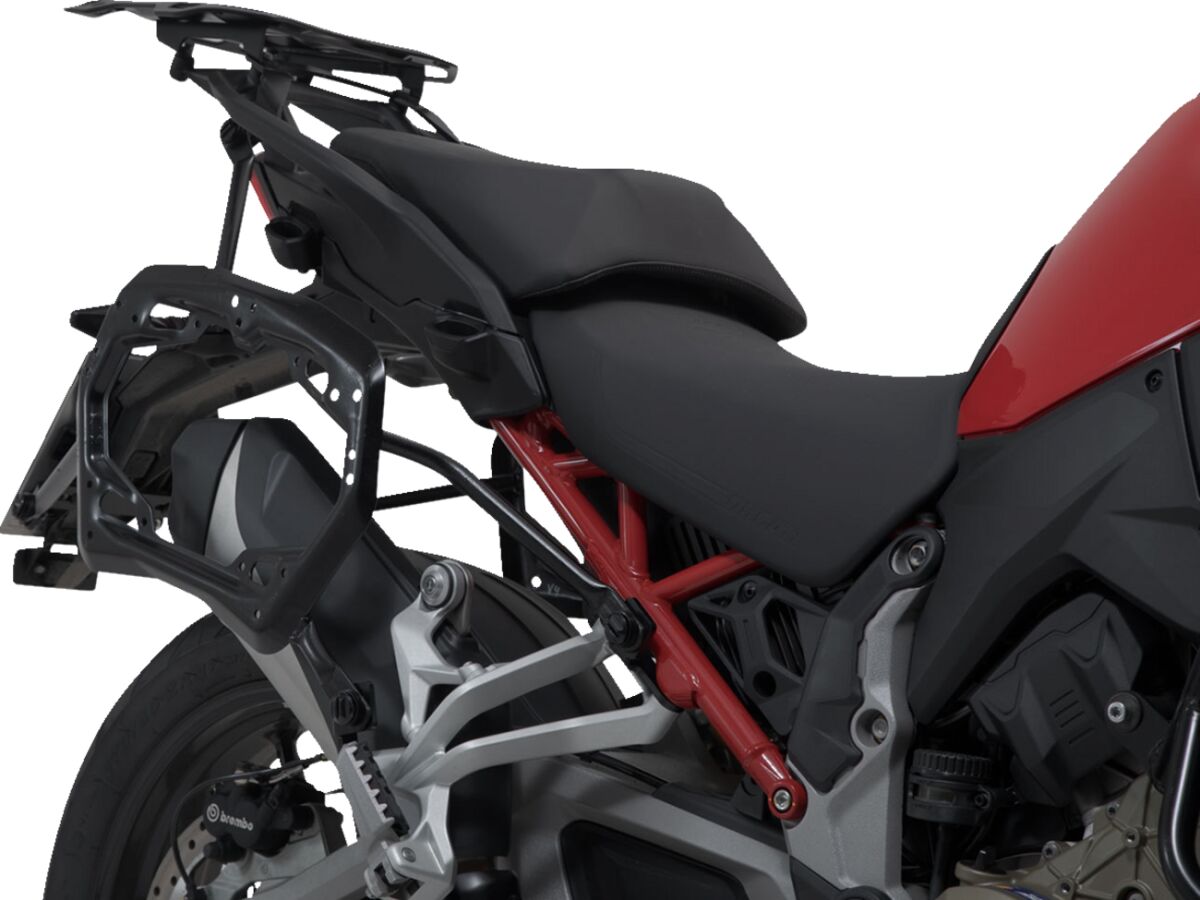 SW-MOTECH PRO SIDE CARRIER BLACK Ducati Multistrada V4 KFT.22.822.30000/B