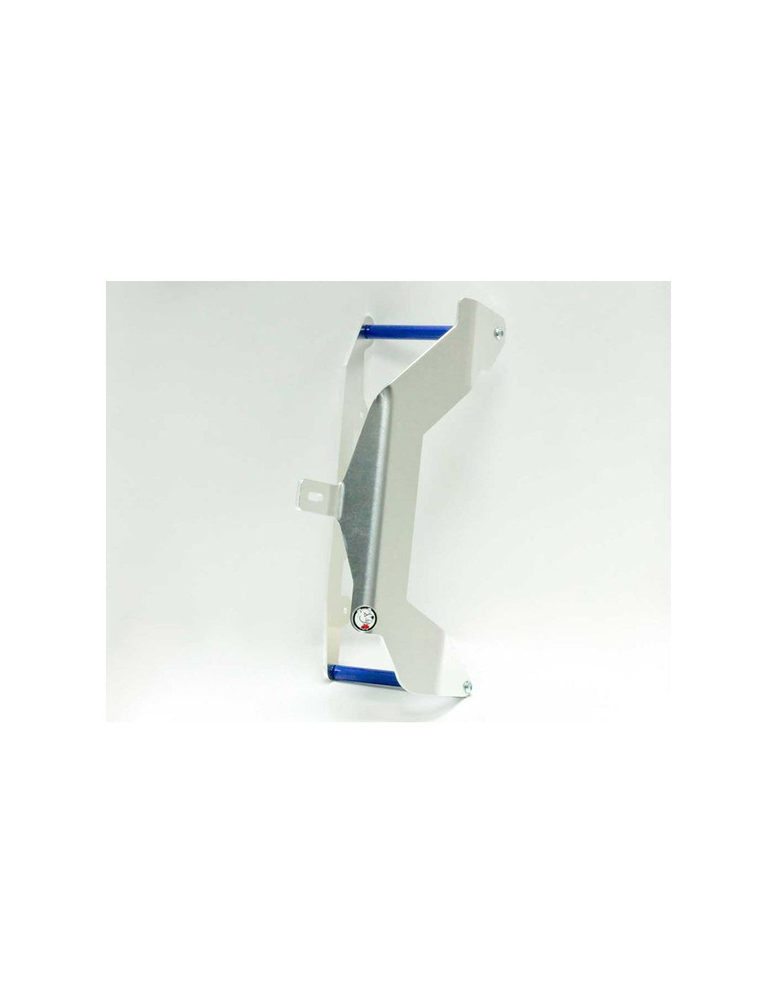 Radiator braces in aluminum with bleues spacers for Yamaha WRR250 - WR250X