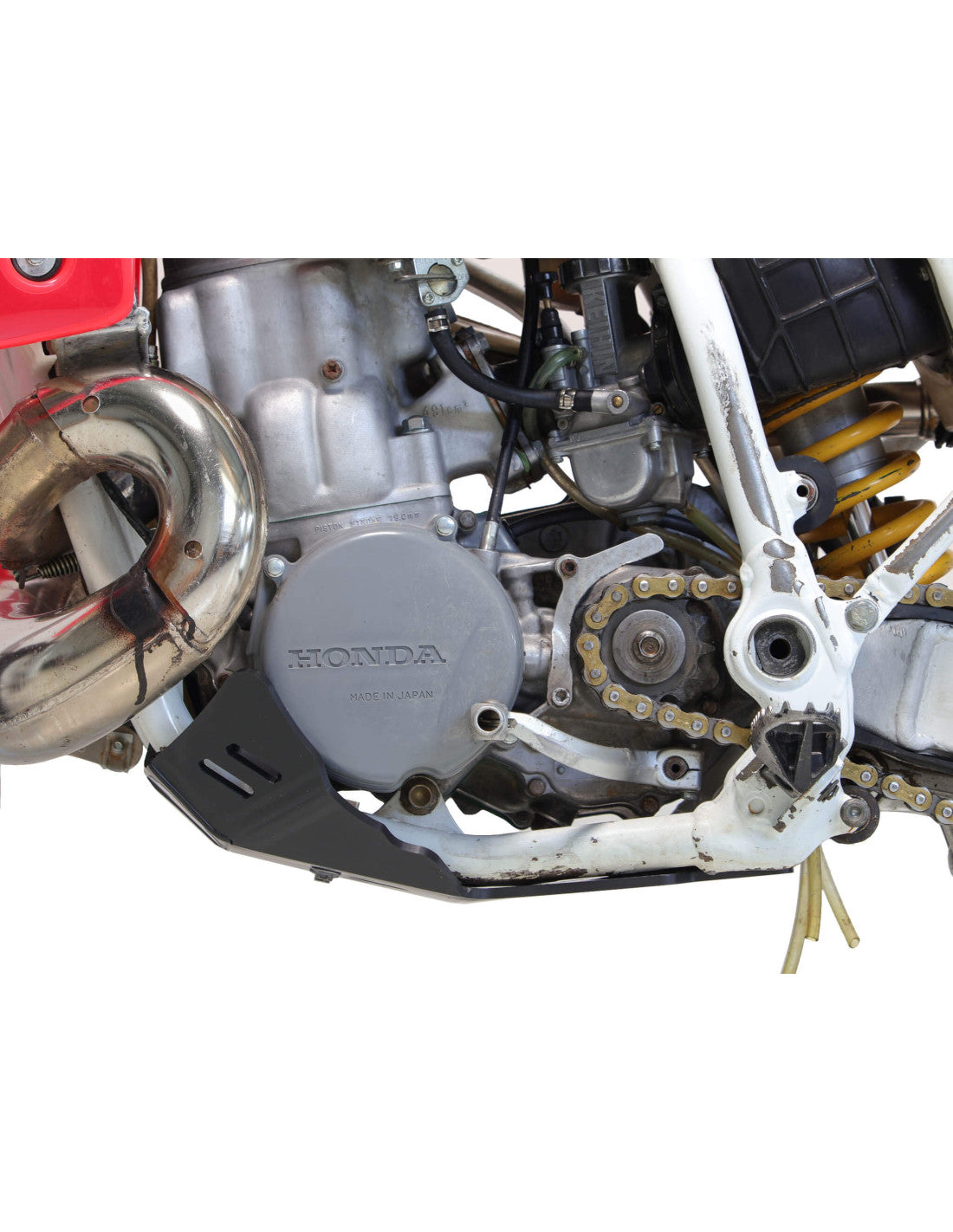 Côté gauche du sabot en plastique PEHD 6mm pour Honda CR500