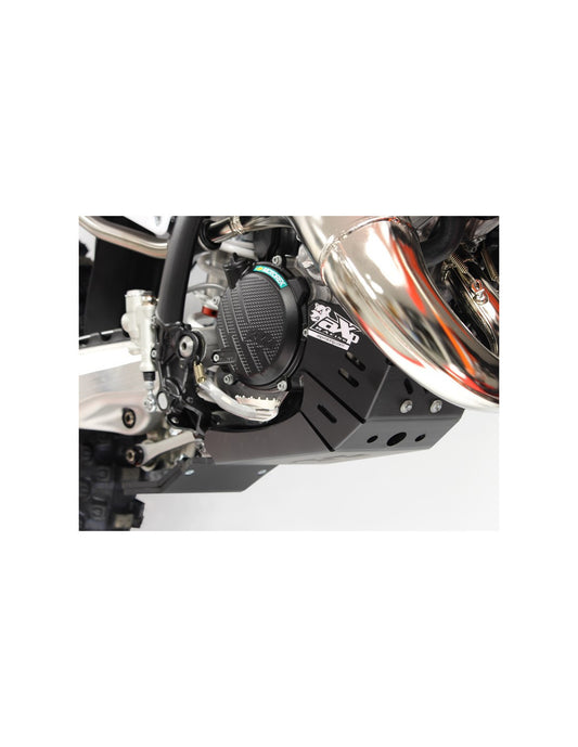 Côté droit du sabot noir en plastique PEHD avec protection de biellette pour KTM et Husqvarna