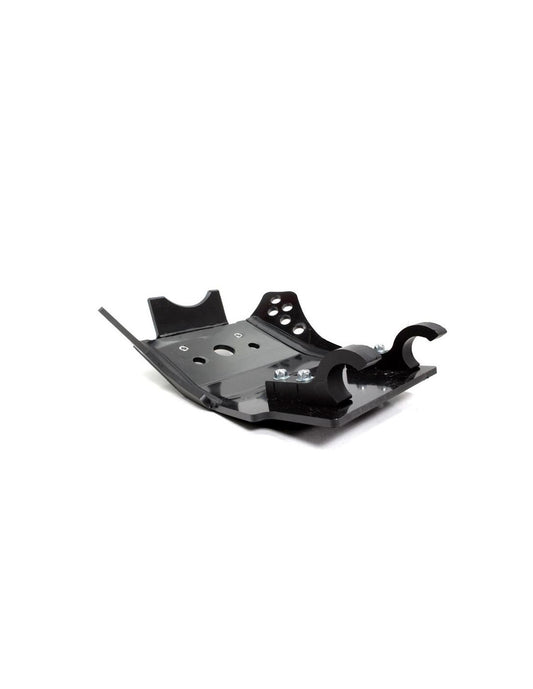 Vue arrière du sabot noir en plastique PEHD 6mm pour Yamaha YZ65