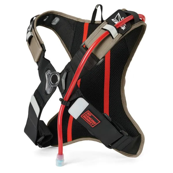 USWE Outlander Moto 2L Hydration Pack with 1.5L Elite Bladder – Sand